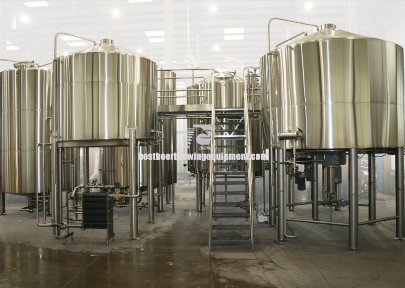 1200L (12HL) 4 vessels beer mashing equipment.jpg